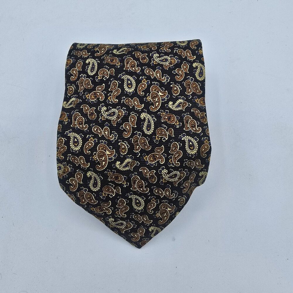 Mens Necktie Jos. A. Banks Silk, Suit, Formal, Size 59.5 x 4 Inches Tan vintage